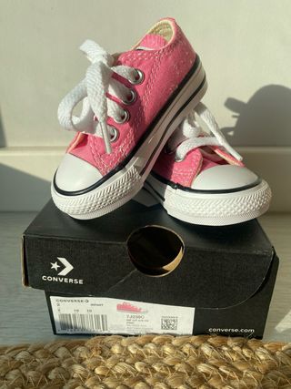 Converse rosas talla 18