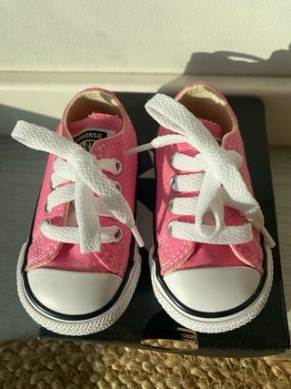 Converse rosas talla 18