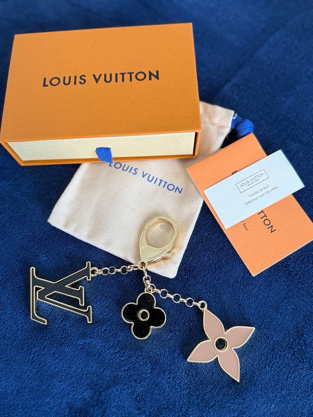 Portachiavi Louis Vuitton charms bicolore