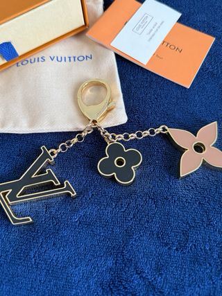 Portachiavi Louis Vuitton charms bicolore