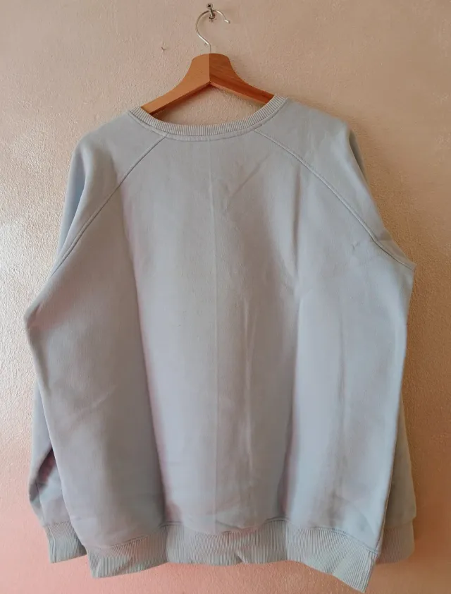 Felpa Adidas Azzurra con Logo