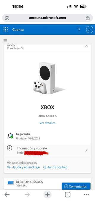 Xbox Series S 512 GB Bianca