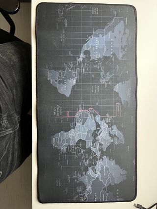 Alfombrilla ratón PC Mapa Mundo
