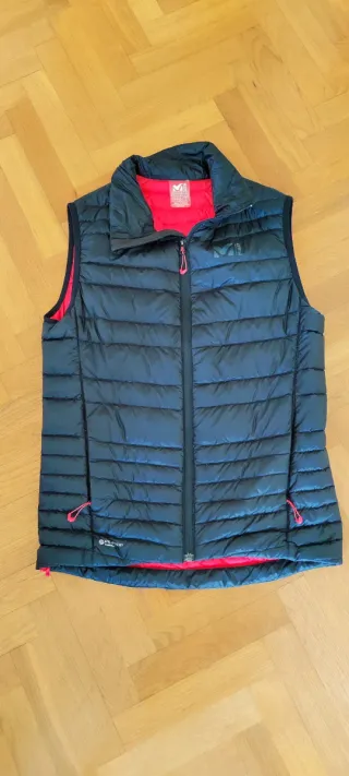 Chaleco Millet Plumas. Talla S Negro. Nuevo!