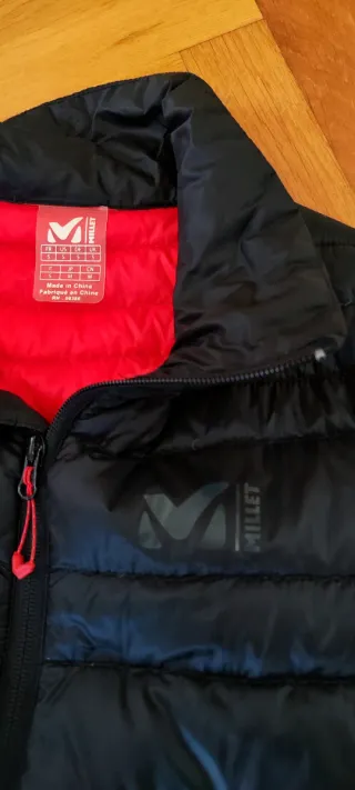 Chaleco Millet Plumas. Talla S Negro. Nuevo!