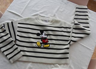Solo 10 € !!!
 Jersey Bershka rayas Mickey Mouse L