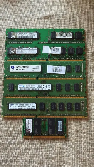 Pack Memorias RAM Kingston y Samsung