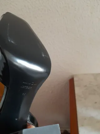 Zapatos Massimo Dutti Negros Tacón