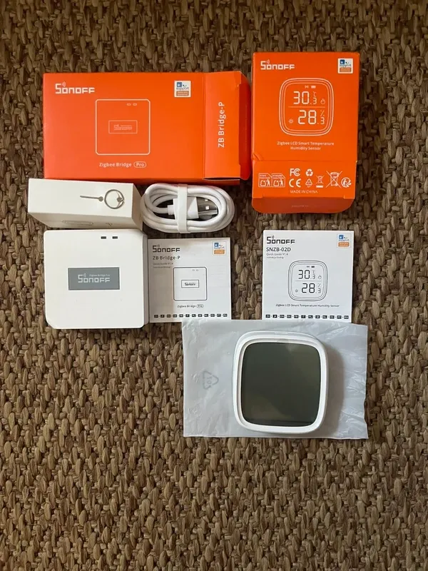 Sonoff Zigbee Bridge Pro + Zigbee Sensor Temp/Hum