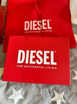 Bolso Diesel Denim con Logo Grande