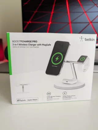 Cargador Belkin 3 en 1 MagSafe iPhone