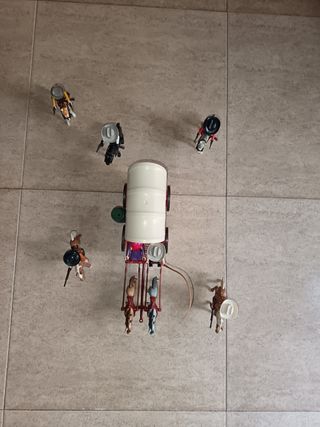 Playmobil Oeste Carro y Figuras