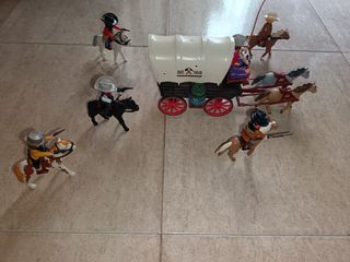 Playmobil Oeste Carro y Figuras