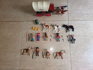 Playmobil Oeste Carro y Figuras