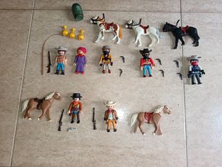 Playmobil Oeste Carro y Figuras