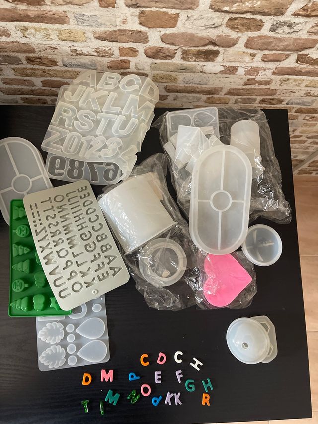 Set de moldes para resina y manualidades