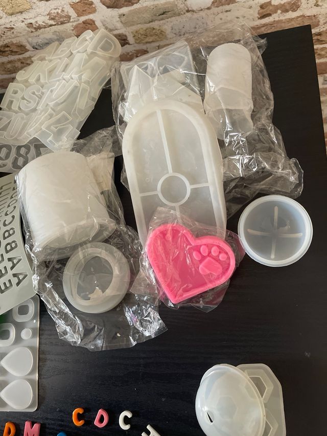 Set de moldes para resina y manualidades