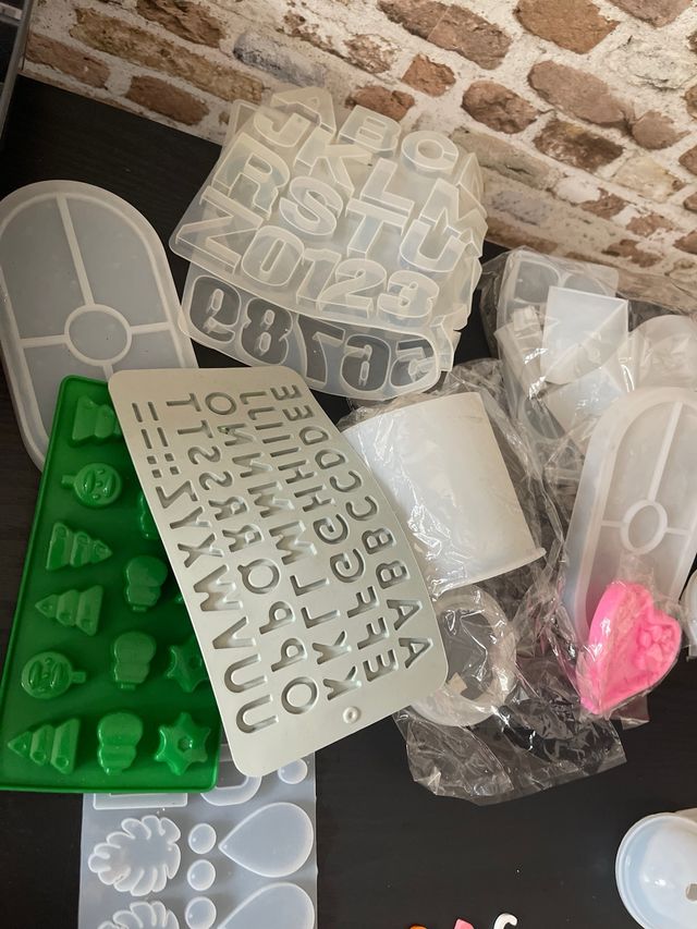 Set de moldes para resina y manualidades