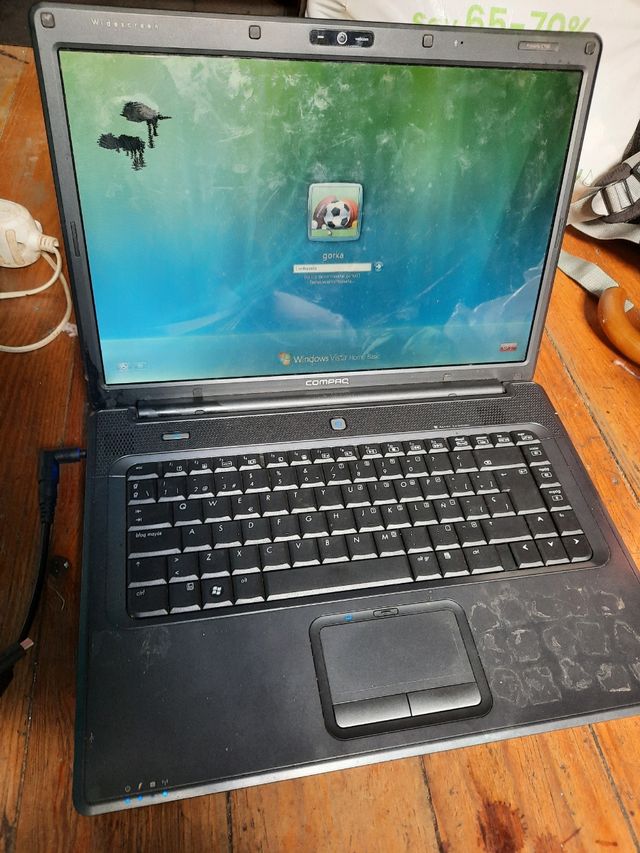 Portátil Compaq Widescreen para pesas