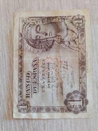 Billete 1 Peseta Banco de España 1948