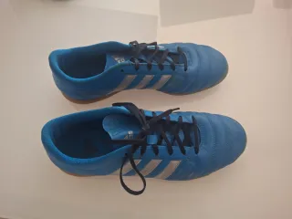 Zapatillas Adidas Fútbol Sala Azul/Plata