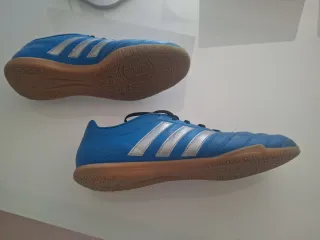Zapatillas Adidas Fútbol Sala Azul/Plata