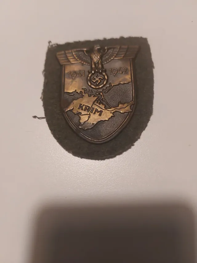 Placa Crimea II Guerra Mundial Original