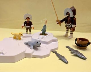 Playmobil Pack Esquimales pescadores