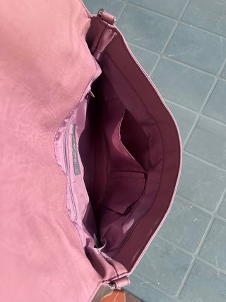 Borsa Camomilla rosa cipria con motivo a fiore