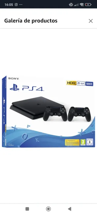 PS4 (PlayStation 4) Sony Negra
