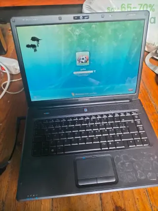 Portátil Compaq Negro/Gris para piesas 