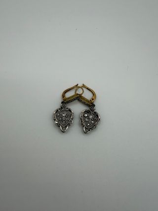 Pendientes Oro 18k Art Decó Diamantes