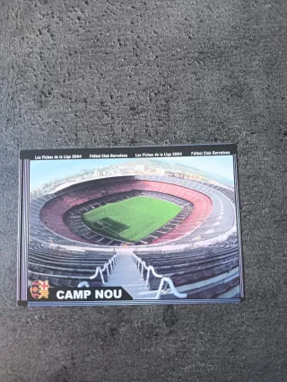 Cromo Camp Nou Fútbol Club Barcelona 2004