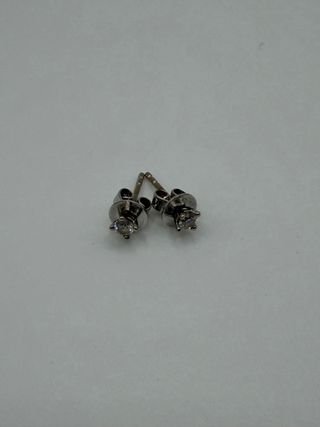Pendientes dormilonas oro 18k diamantes