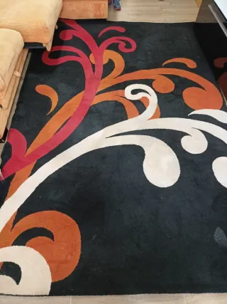Alfombra grande salón diseño moderno