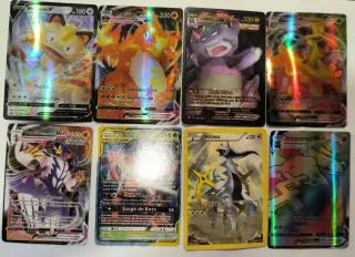Lote Cartas Pokémon VMAX, V, GX