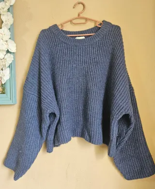 Lote 2 jerseys punto azul talla única