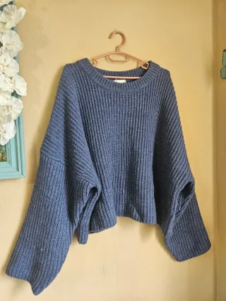 Lote 2 jerseys punto azul talla única