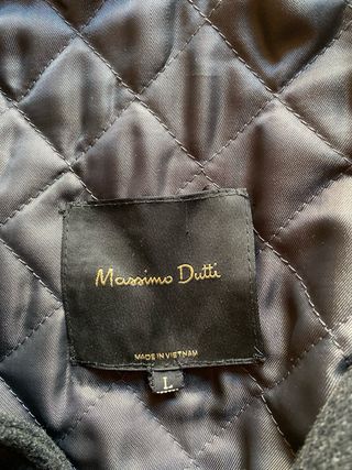 Chaquetón Massimo Dutti Gris