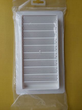 Rejilla de ventilación blanca 240mm