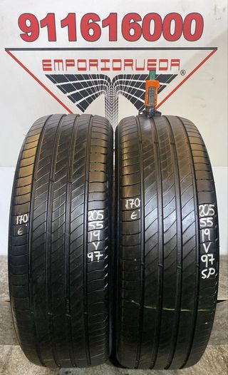 4UD 205 55 16 V MICHELIN RUEDA AL 90% VIDA UTIL