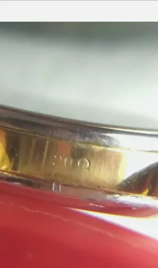 Reloj Omega Dorado y Negro Chapada de oro