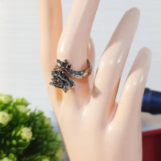 Anillo Dragón Bronce Ajustable