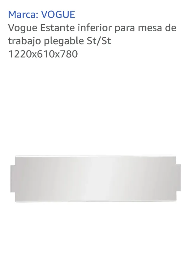 Estante inferior Vogue 1220x610x780