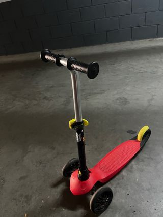 Patinete 3 ruedas Decathlon rojo