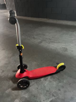 Patinete 3 ruedas Decathlon rojo