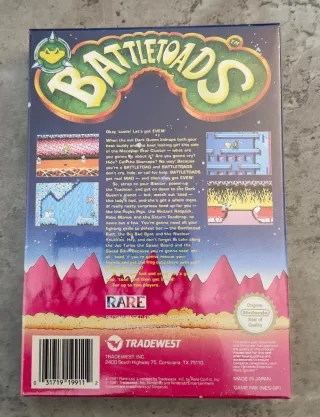 Battletoads Precintado Nintendo NES PAL B