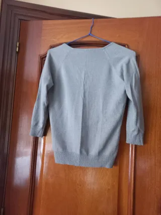 Jersey pico rombos gris y amarillo Talla S