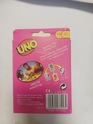 UNO Barbie The Movie Card Game