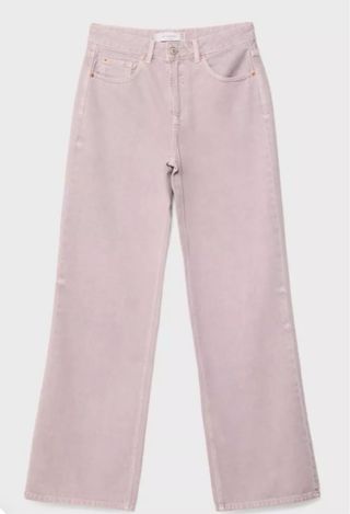 Pantalón Lila Stradivarius Talla 38